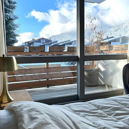 Modern Apt At The Foot Of The Slopes In Megeve Leilighet Eksteriør bilde