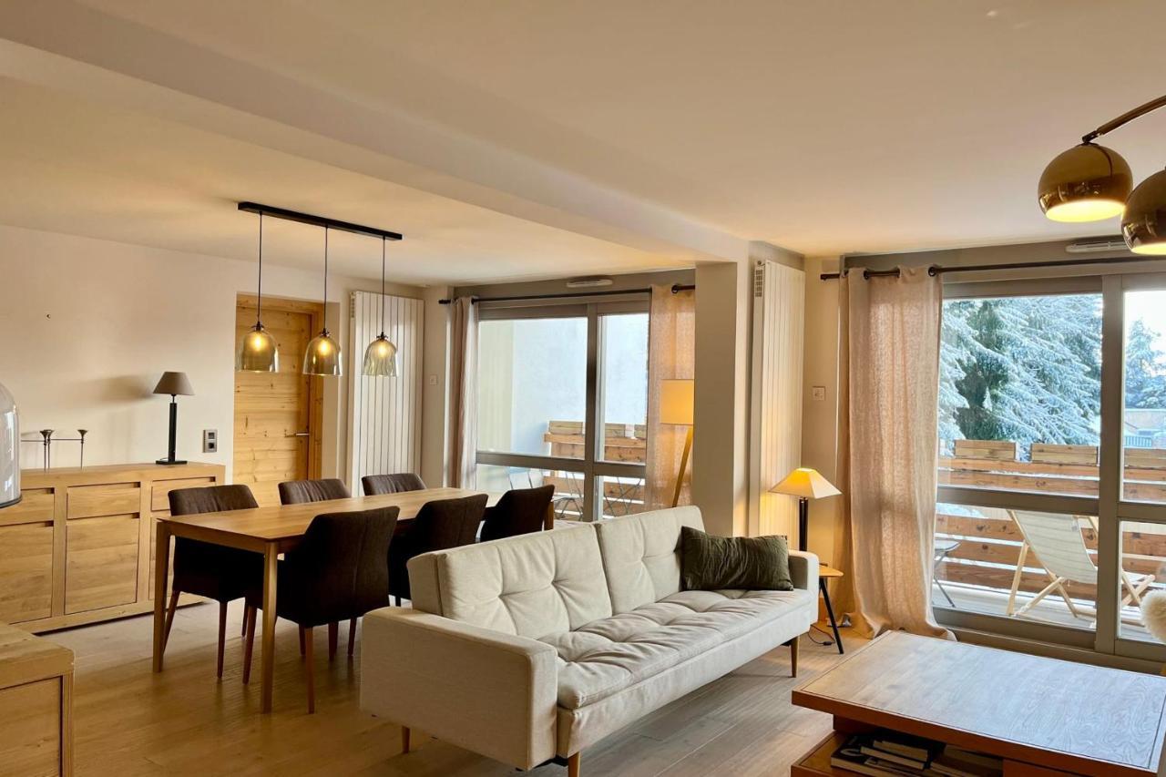 Modern Apt At The Foot Of The Slopes In Megeve Leilighet Eksteriør bilde