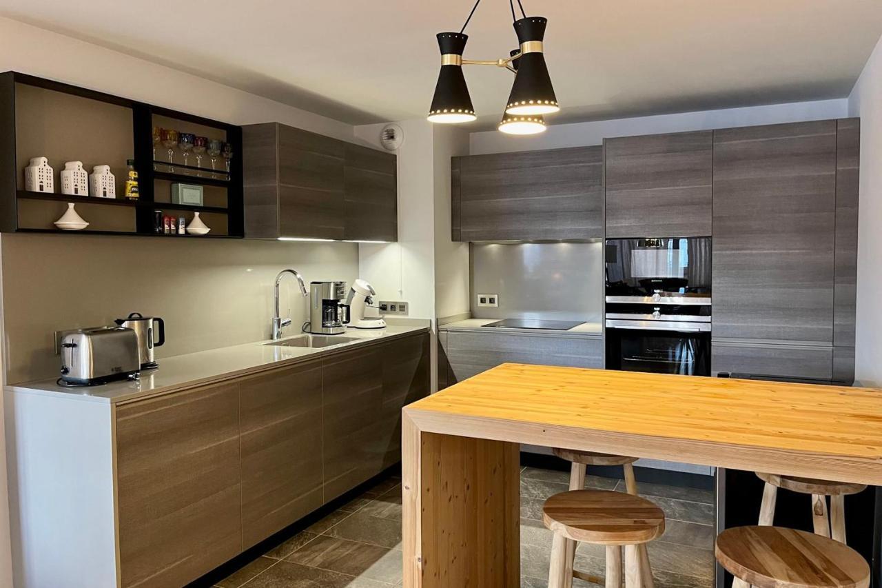 Modern Apt At The Foot Of The Slopes In Megève Eksteriør bilde