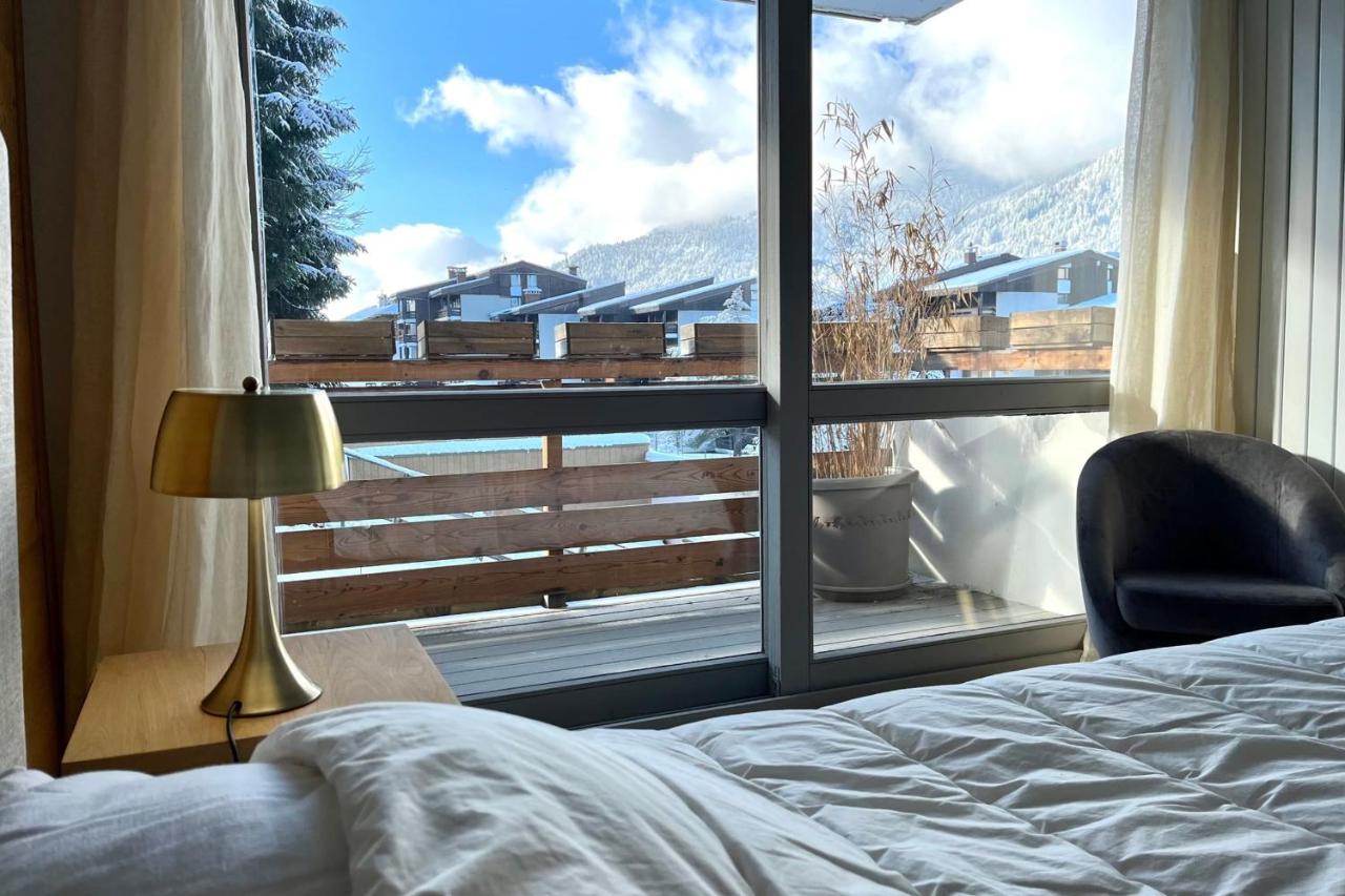 Modern Apt At The Foot Of The Slopes In Megeve Leilighet Eksteriør bilde