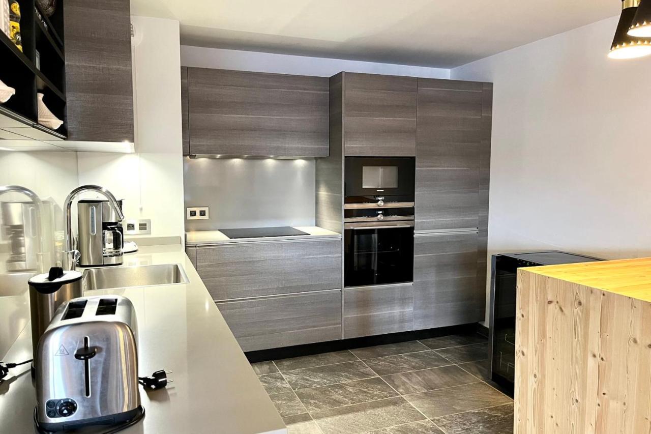 Modern Apt At The Foot Of The Slopes In Megève Eksteriør bilde