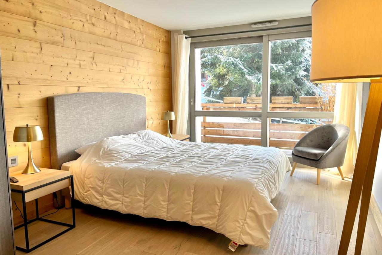 Modern Apt At The Foot Of The Slopes In Megève Eksteriør bilde
