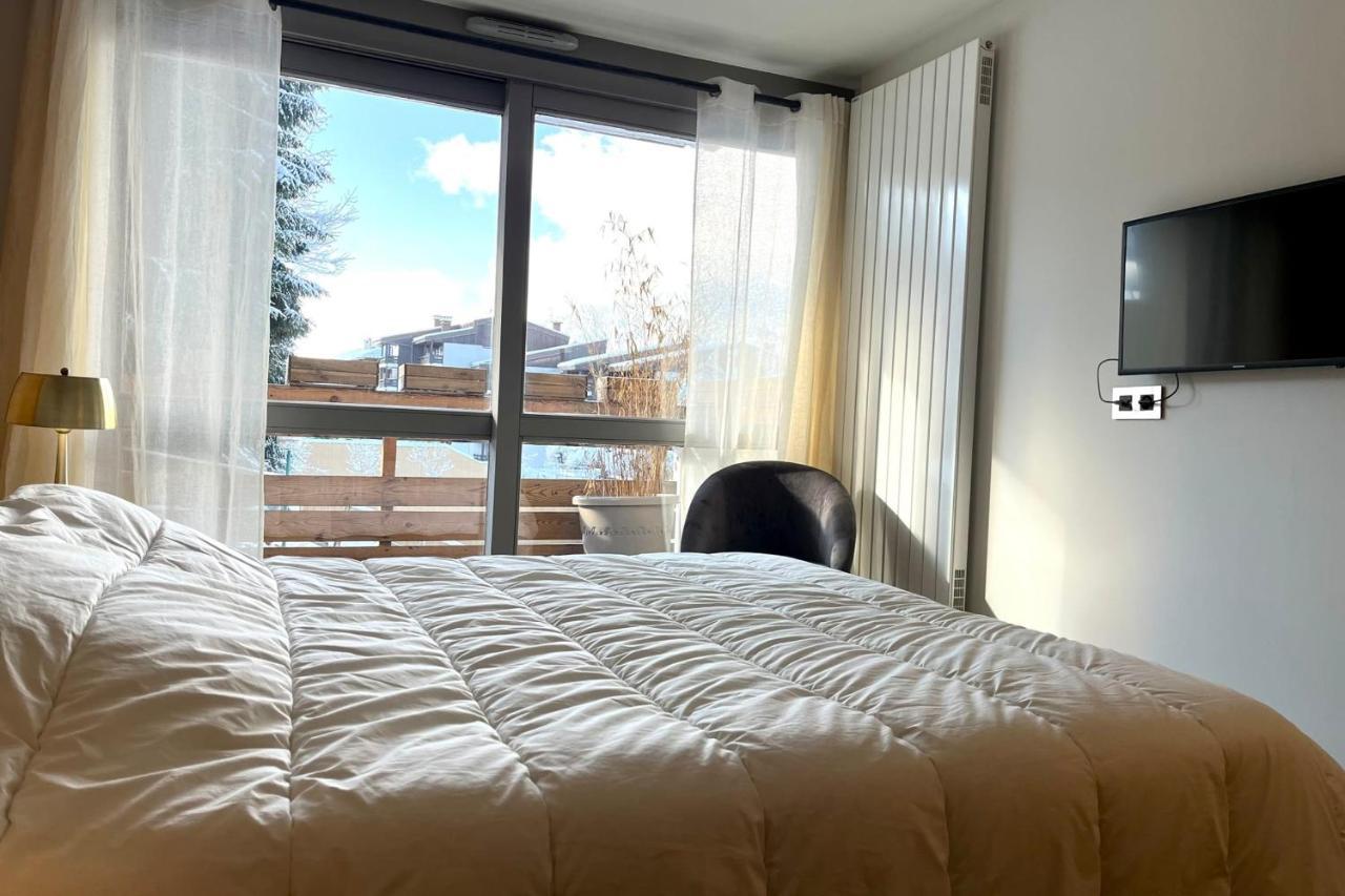 Modern Apt At The Foot Of The Slopes In Megève Eksteriør bilde