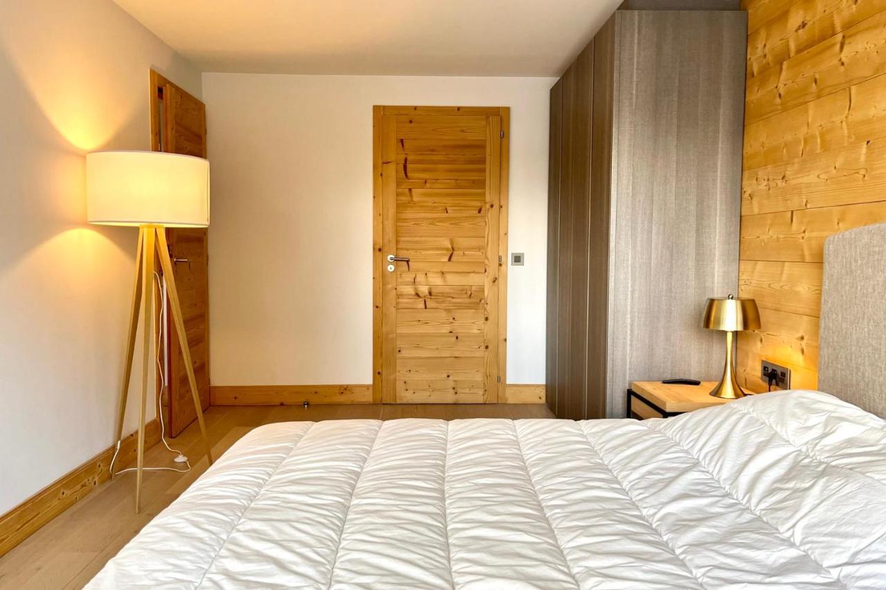 Modern Apt At The Foot Of The Slopes In Megève Eksteriør bilde